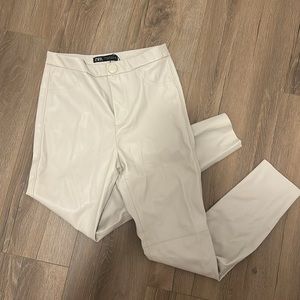 Zara faux leather pants